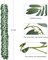 3 Strands Odorless Artificial Olive Leaf Vines, 73'' Silk Ivy Vine Garland with Green Leaves, Fake Hanging Plants Greenery Decor for Home, Bedroom, Wall, Party, Wedding Decoration.